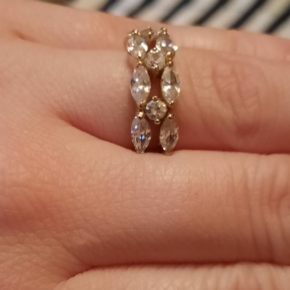 Gold colored ring